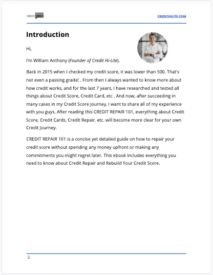 Credit Repair 101 Introduction